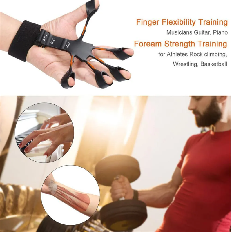 Finger Gripper Strength Trainer greenaty 6 levels